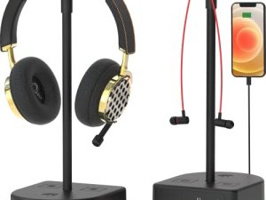 BGMUTCX RGB Headphone Stand with USB Charging Port or Hub
