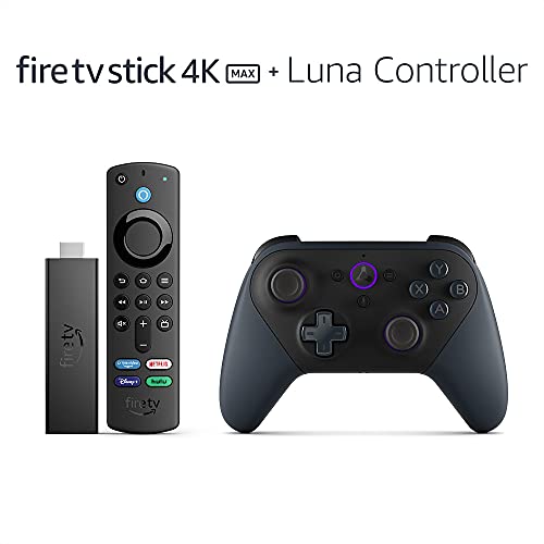 Fire TV Gaming Bundle with Fire TV Stick 4K Max and Luna Controller Fire TV Gaming Bundle with Fire TV Stick 4K Max and Luna Controller