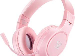 Pink Gaming Headset for Nintendo Switch