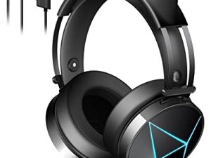 Cat Ear Headphones with Noise Canceling Microphone and Surround Sound