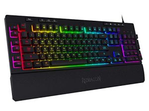 Redragon K512 Shiva RGB Backlit Membrane Gaming Keyboard with Multimedia Keys