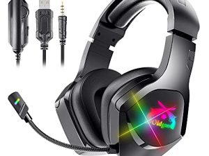 OLDGUN-M50 Gaming Headset Microphone That Will Never be Damaged Stereo Headset for PC/PS4/PS5 Controller