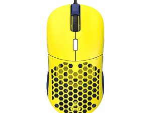 FIRSTBLOOD ONLY GAME. F15 Amber Gaming Mouse with Replaceable Honeycomb Shell