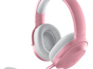 Razer Barracuda X Wireless Multi-Platform Gaming and Mobile Headset: 250g Ergonomic Design - Detachable HyperClear Mic - 20hrs Battery Life - (Renewerd) (Quartz Pink)