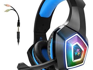 Gaming Headset with Mic for Xbox One PS4 PS5 PC Switch Tablet