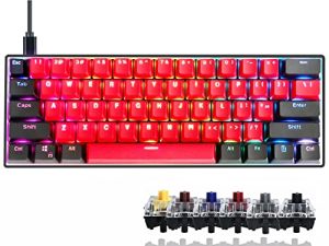 Guffercty kred Gk61 SK61 60% Mechanical Keyboard Custom Hot Swappable 60 Percent Gaming Keyboard with RGB Backlit