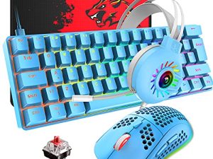 4-in-1 Wired Gaming Keyboard and Mouse Combo