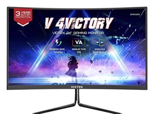 Viotek GNV24CB 144hz 24-Inch 1200R Curved Gaming Monitor | 1920x1080p | 99% sRGB | FreeSync | 1x DP