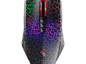 Bloody Optical Gaming Mouse with Light Strike (LK) Switch & Scroll - Fully Programmable and Advance Macros (A70)