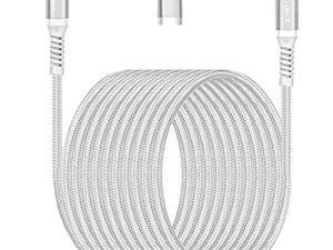 Kuject Compatible for Oculus Quest 2 Link Cable 20FT USB 3.0 Type C to C