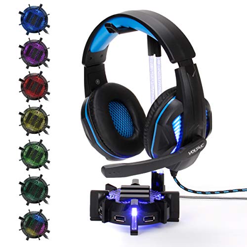 ENHANCE Gaming Headphone Stand Headset Holder with 4 Port USB Hub ENHANCE Gaming Headphone Stand Headset Holder with 4 Port USB Hub
