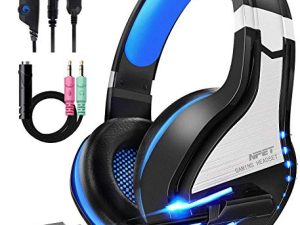 NPET HS10 Stereo Gaming Headset for PS4 PC Xbox One PS5 Controller