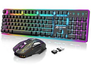Wireless Gaming Keyboard and Mouse Combo
