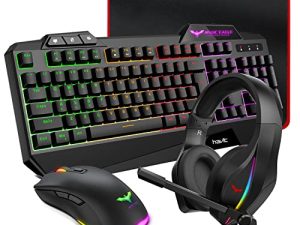 havit Gaming Keyboard Mouse Headset & Mouse Pad Kit