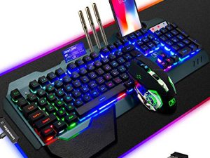 Wireless Gaming Keyboard Mouse & Mouse Pad Combo