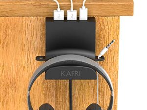 Headphone Hanger Holder with USB C Charger