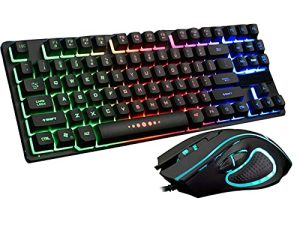 Compact Gaming Keyboard and Mouse Combo
