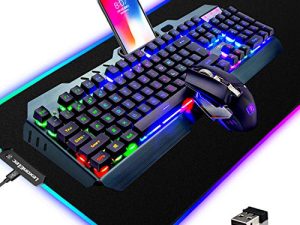 Wireless Gaming Keyboard and Mouse Combo