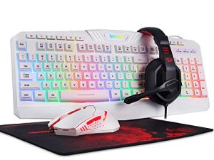 Redragon S101 Wired RGB Backlit Gaming Keyboard and Mouse