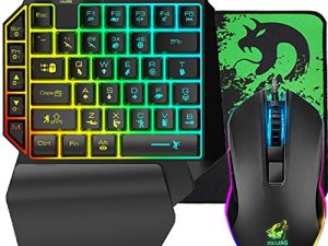 FELICON One Handed Gaming Keyboard and Mouse Combo