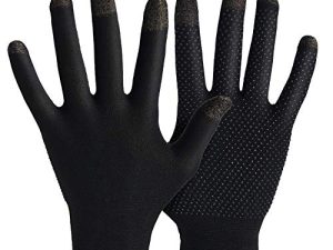 Gaming Gloves for Mobile Game Controller - Rakizbe High-Sensitive Anti-Sweat Breathable Seamless Touchscreen Gloves for PUBG/Knives Out/Rules of Survival